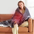 thumbnail image 1 of HAHDAXIA USB Heated Blanket, Portable Cozy Soft Heated Throw, 8 Heating Zones, 3 Count, 1 of 7