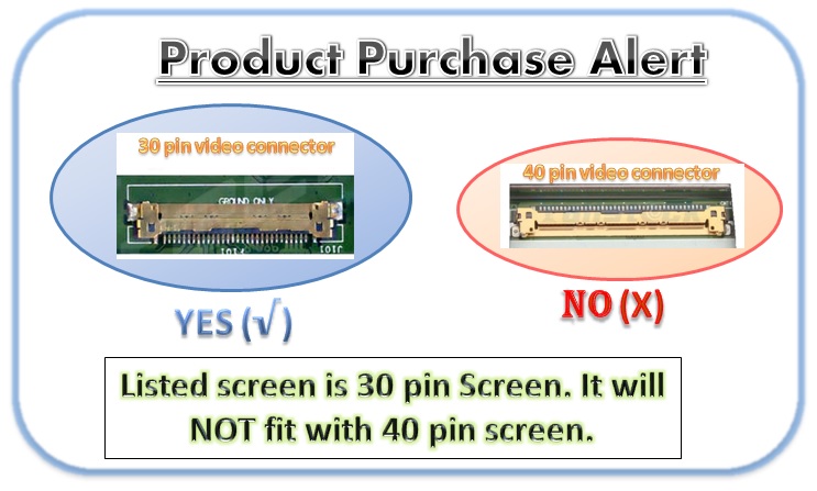 Hp Elitebook 840 Replacement LAPTOP LCD Screen 14.0" Full-HD LED DIODE (Substitute Replacement LCD Screen Only. Not a Laptop ) (840 G1) - image 2 of 6