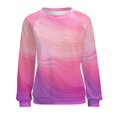 thumbnail image 7 of Sweatshirt For Womens Crewneck Colorful Marble Pattern Hoodies Teen Girls Cute, 7 of 7