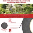 thumbnail image 3 of T.R.U. DC-PEF06P Black Double Coated Window Glazing Tape: 1/16 in. thick x 3/8 in. wide x 150 ft., 3 of 5