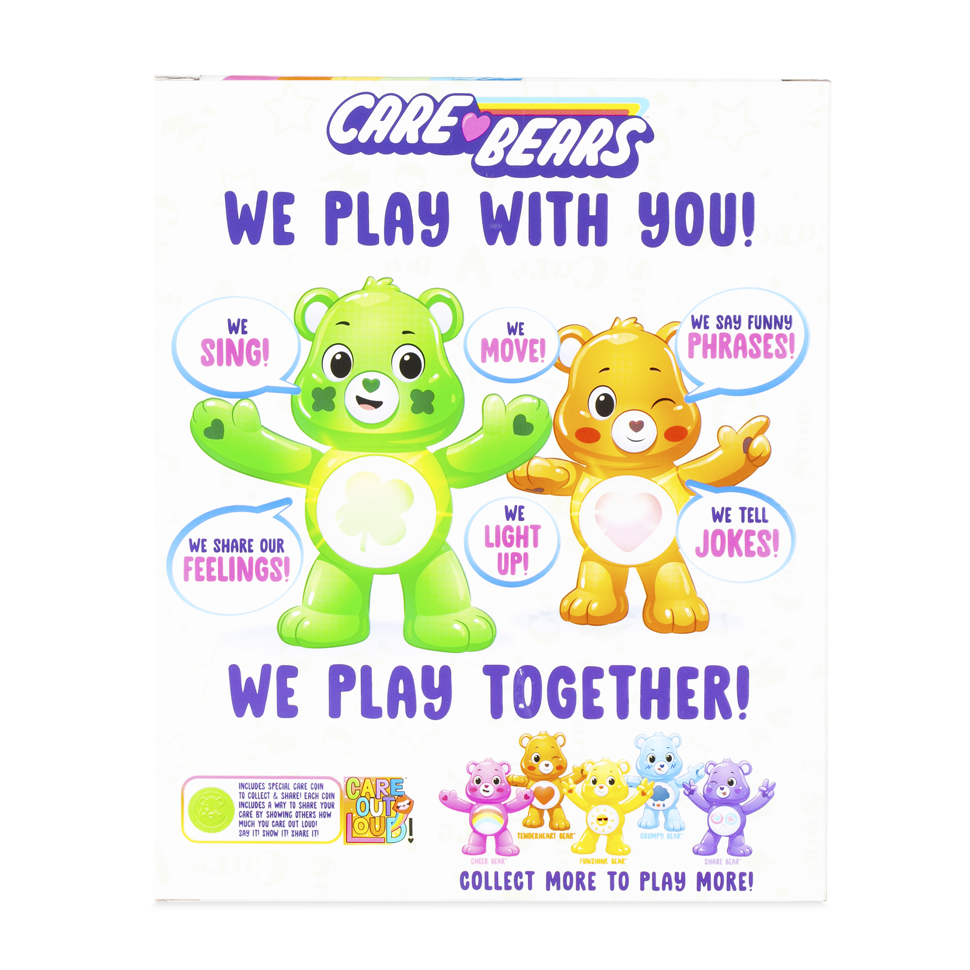 Care Bears - 5" Interactive Figure - Good Luck Bear - Your Touch Unlocks 50+ Reactions & Surprises! - image 5 of 12