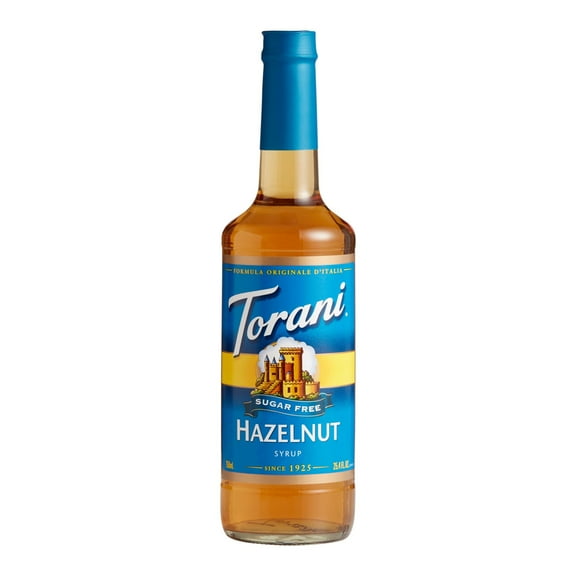 Torani Sugar Free Hazelnut Syrup 750ml Pack of 2