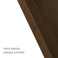 thumbnail image 3 of Homy Casa 5-Piece Dining Set, Faux Walnut Rectangular Table with Upholstered Chairs, 3 of 8
