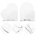 thumbnail image 2 of EeaseCA 2pcs Transparent Acrylic Makeup Palettes Color Mixing Plates for Makeup Use, 2 of 7