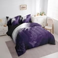 thumbnail image 3 of Manfei Boys Girls Oil Painting Bedding Comforter Set 7-Piece,Abstract Artwork King Bedding Sets,Graffiti Splash Ultra Soft Bed Sheets,Microfiber Bedroom Decor,Reversible, 3 of 8