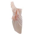 thumbnail image 3 of Lucakuins Vestido Midi de Verano para Mujer Bodycon Hombro Frío Color Sólido Sin Mangas Un Hombro Volantes Vestido Dividido Lucakuins  moda, 3 of 5