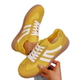 thumbnail image 6 of Women’s Retro Casual Sneakers with Gum Sole, Lightweight Walking Shoes, Soft Cushion Support, Lace-Up Everyday Trainers, 6 of 6