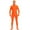 Orange, variant on Miqool Unisex Spandex Bodysuit Stretch Slimming Compression Shapewear Full Body Shaper Open Face Disappearing Body Suit Adults Costume