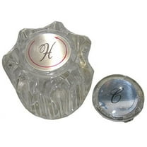Lasco Aquasource Hometek Round Clear Tub & Shower Handle Kit HC-110T