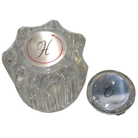 Lasco Aquasource Hometek Round Clear Tub & Shower Handle Kit HC-110T