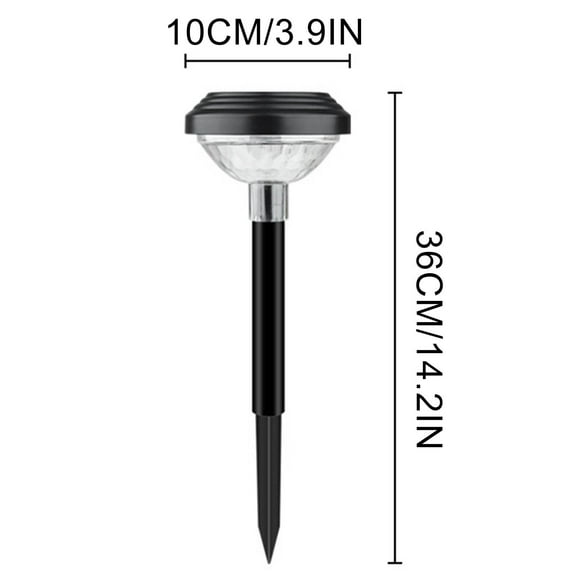 openpig 1 Pack Solar Lights Outdoor, Solar Pathway Lights, Landscape Path Lights, Solar Garden Lights, Outdoor Solar Lights Waterproof for Walkway Yard Garden Driveway Use