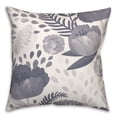 thumbnail image 2 of Creative Products Simple Floral Blue 16 x 16 Indoor / Outdoor Pillow, 2 of 3
