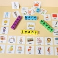 thumbnail image 1 of LSLJS Crossword Puzzle, Matching Letter Game Kids Toys, Spelling Words Matching Letter Puzzles Games Toys, Alphabet Flash Cards Toys, Learning Games Spelling Words, 1 of 6