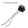 thumbnail image 1 of Ceramic H7 Car Halogen Bulb Socket Power Adapter Plug Connector Wiring Harness, 1 of 5