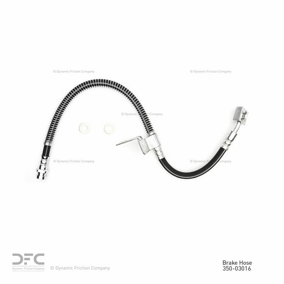 Front Right Dynamic Friction Company Brake Line Hose 350-03016 For 2004-2008 Hyundai Tiburon