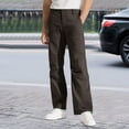 thumbnail image 2 of YUELONGHU Adult Men Casual Pants Cargo Pants for Men Stretch Men's Casual Style Pants Comfortable Slim Fit Trousers for Daily Wear Relaxed Fit Trousours for Spring and Autumn, 2 of 4