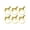 Gold, variant on Pack of 6 Elegant Horse Napkin Rings Alloy Western Equestrians Napkin Buckle for Dining Table Parties Event Decors