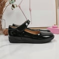 thumbnail image 4 of Girl's School Synthetic Leather Dress Shoes Uniform Mary Jane Flats (Little Girl/Big Girl), 4 of 9