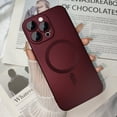 thumbnail image 4 of Funda Magnetica ankofave para iPhone 15 Pro Max Silicona Mate con Protector de Camara Compatible con MagSafe, 4 of 5