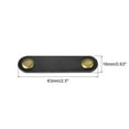 thumbnail image 2 of Leather Cable Tie Leather Cord Organizer 63x16mm Cable Straps Cable Leather Clips Black, Pack of 5, 2 of 6