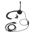 thumbnail image 1 of 3.5mm Monaural Headset, Built In HD Microphone Ultra Lightweight Sturdy Construction Communication Headset  For Office For Classroom For Call Center, 1 of 8
