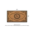 thumbnail image 5 of A1 Home Collections First Impression Hand Crafted Abrilina Entry Coir Monogrammed Double Doormat, 72" L x 36" W, X-Large, 5 of 5
