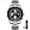 Black, variant on Watches for Men, Easy Read Stainless Steel Business Watch