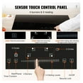thumbnail image 5 of Electric Stove Top 30.3 x 20.5 inch, 4 Burner Glass Cooktop, 240V Radiant Cooktop with Touch Control, Timer & Child Lock, 9 Power Levels for Cooking, 5 of 7