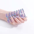 thumbnail image 3 of YFGEFTR Press-on Short Nails , Wraps d'Ongles Roses Rouges pour Femmes Paillettes Couleur Unie, Bandes de Vernis Autocollantes, Autocollants de Vernis Gel, Bandes Ongles pour Nail Art, 3 of 3
