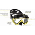 thumbnail image 2 of Kit de máscara y snorkel Cressi Pano 3 Supernova Dry, 2 of 5