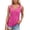 Hot Pink, variant on Solid Color Casual Tank Top Loose Fit Basic Tees for Women Soft Breathable Everyday Wear Comfortable Staple Layering Piece Summer Tops Clothes
