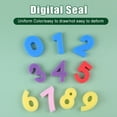 thumbnail image 3 of Vogacara 1 Set Drawing Tools 0-9 Numbers Props Graffiti Children's Supple Kids Stamper Sponge Stamps Shaped for School Kindergarten House Type3 NO3, 3 of 6