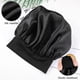 thumbnail image 2 of Hair Shower Cap Sleeping Head Cover Satin Cap Sleeping Night Wide Side Nightcap, 2 of 3