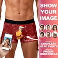 thumbnail image 2 of Underwear Men Men Briefs Mens Long Underwear Nylon Lift for Mens Testicle Support Long for Thermal Funny Print Briefs Soft Comfortable Breathable Green L, 2 of 6