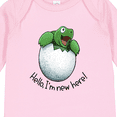 thumbnail image 4 of Inktastic Hello, I'm New Here Cute Baby Turtle Boys or Girls Long Sleeve Baby Bodysuit, 4 of 5