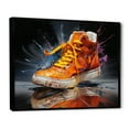 thumbnail image 2 of Designart "Bold Footwork Popart Sneaker art painting" Fashion Floater Framed Canvas Art Print, 2 of 7