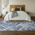 thumbnail image 6 of Addison Rugs Mayfield Washable Transitional Modern Blue Rectangle Rug, 9' x 12', 6 of 6