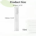 thumbnail image 6 of Unique Bargains 3pcs Airless Pump Bottles Clear 0.5 Oz 15ml Travel Pump Bottle Dispenser for Foundation, 6 of 6