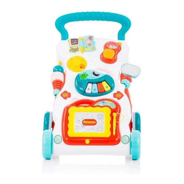Andador infantil - Modelo clásico de tablero de dibujo - Color oscuro