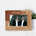 thumbnail image 1 of Thank You For Being My Groomsman On My Wedding Day Personalized Wooden Frame-6" x 4" Brown Horizontal, 1 of 1