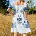 thumbnail image 3 of Womens Casual Dresses Mother's Day Short Sleeve Dress Summer Dresses for Women 2025, 3 of 7
