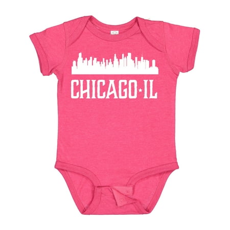 

Inktastic Chicago Illinois Skyline IL Cities Gift Baby Boy or Baby Girl Bodysuit