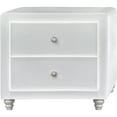 thumbnail image 3 of White Platform King Bed with Two Nightstands, 3 of 4