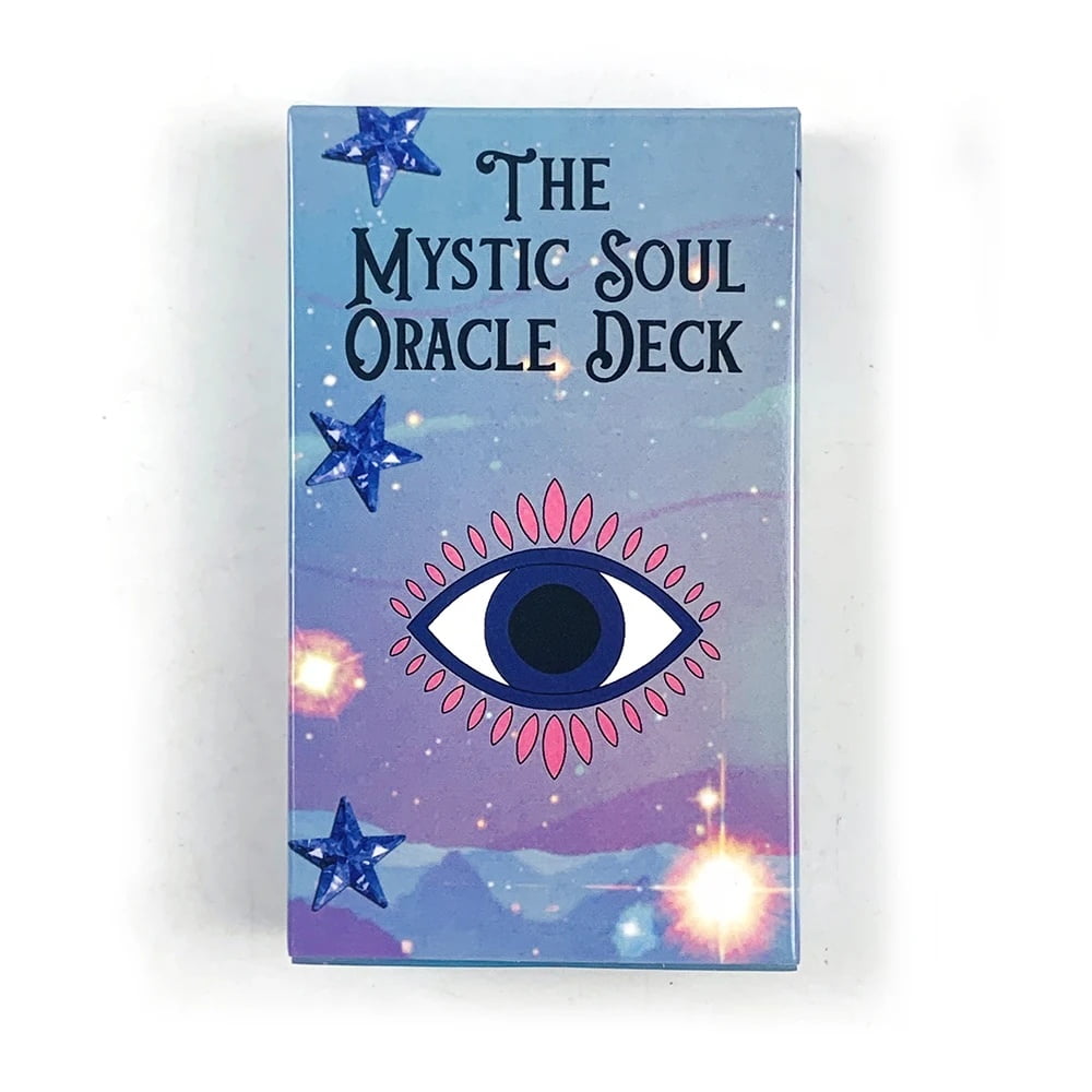 The Mystic Soul Oracle Deck 60 Cards English Divination Edition Deck Borad Games For Self-reflection and Guidance,Party Games