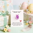 thumbnail image 4 of Dvkptbk English Encouragement Bunny Pocket Card Desktop Decorative Inspirational Blessings and Affectionate Messages easter decorations, 4 of 6