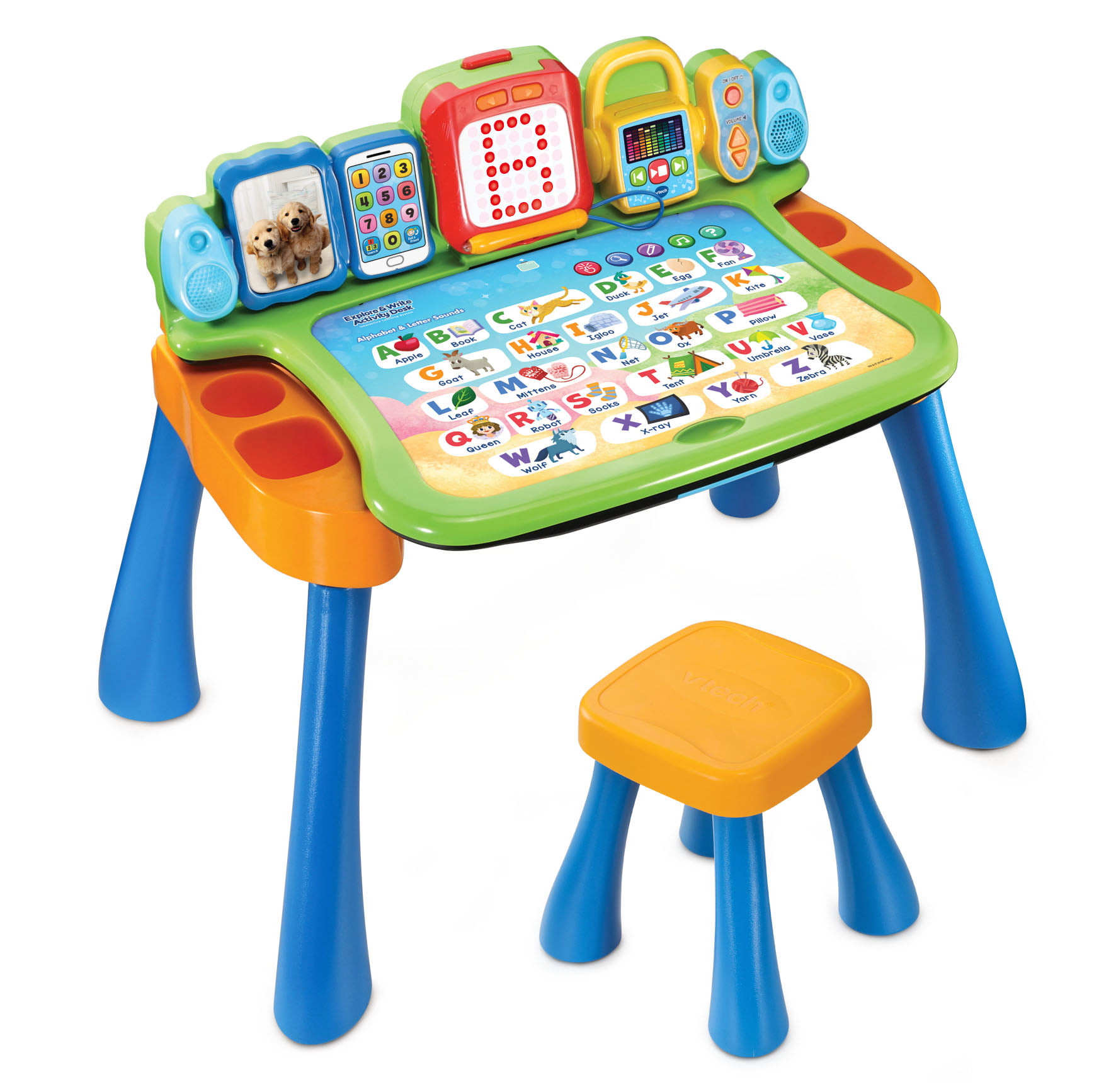NEW Pink VTech Explore /& Write Activity Desk to Easel Chalkboard Table