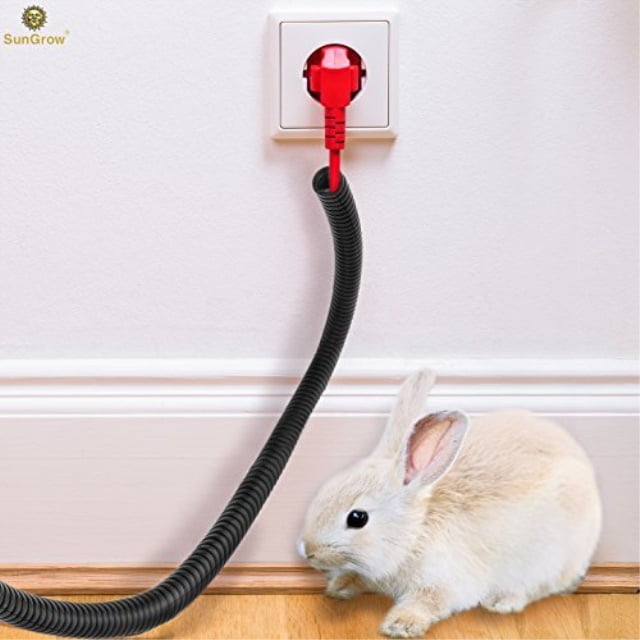 SunGrow Wire Loom Tubing Protect Wires from Rabbits, Cats and Other