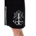 thumbnail image 2 of The Lord Of The Rings Mens' Gondor White Tree Sleep Pajama Shorts, 2 of 5