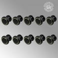 thumbnail image 2 of Cabinet Knobs Antique 1" Black Ball Brass Dresser Drawer Knobs Unique Painted Vanity Hardware Knob Pulls Pack of 10 Renovators Supply, 2 of 5