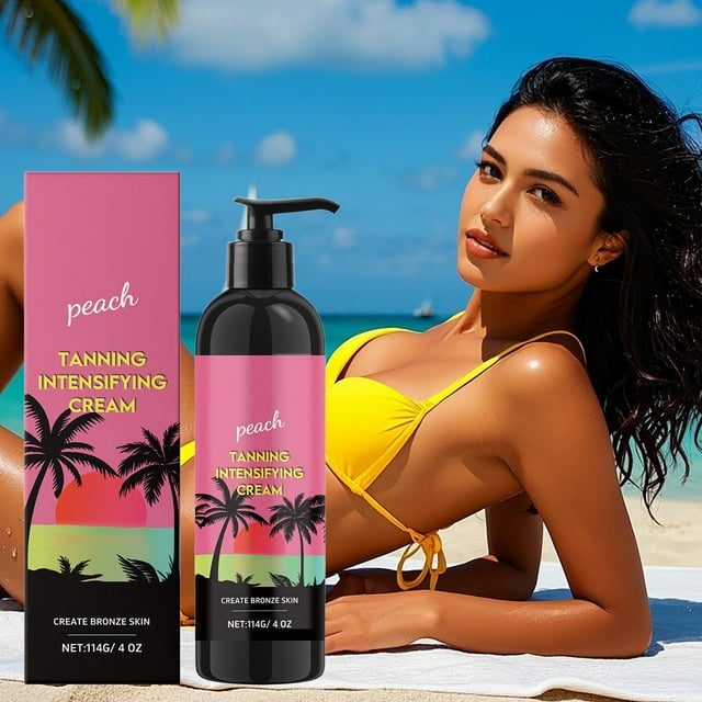 Fiudx Crema Corporal, Hidratante de Oscurecimiento Instantáneo, Color Duradero, Fórmula No Pegajosa, Ideal para Piel Sensible, Brillo Veraniego, 114 G, Cuidado Total
